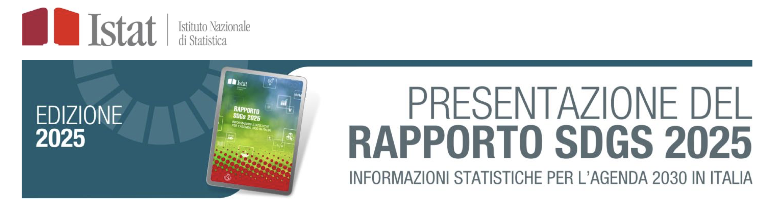 Presentazione del Rapporto SDGs 2025: informazioni statistiche per l'Agenda 2030 in Italia